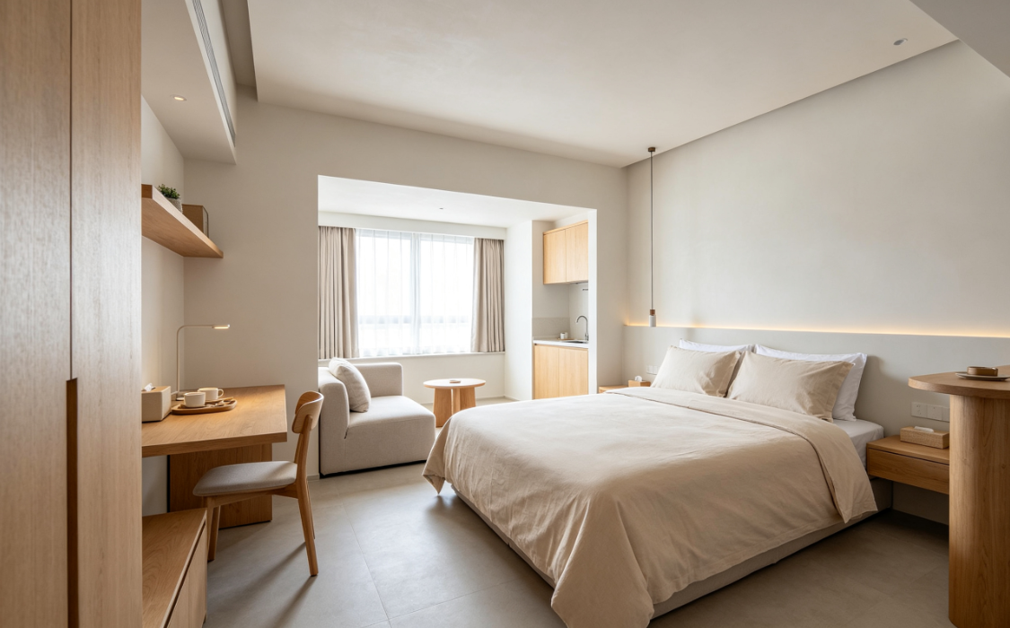 Private Studio – 1–2 Guests | Short-Term Stay