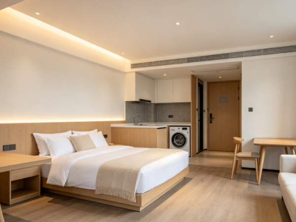 Extended-Stay Studio – 1–2 Guests | Long-Term Stay