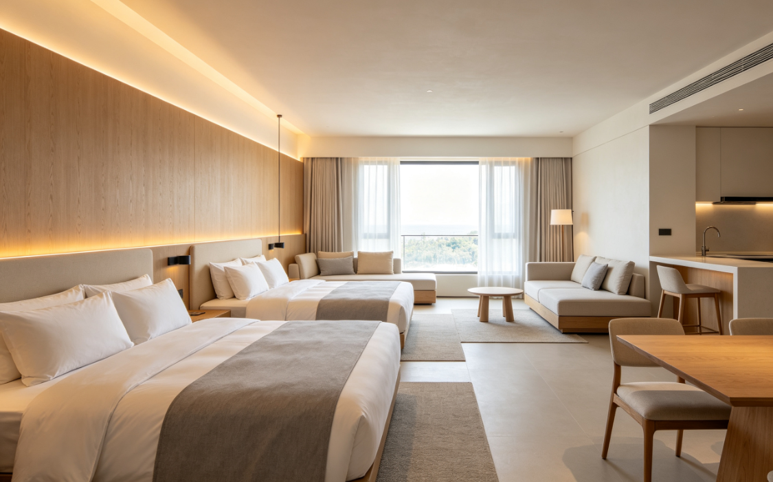 Family Suite – 4 Guests | Short-Term Stay